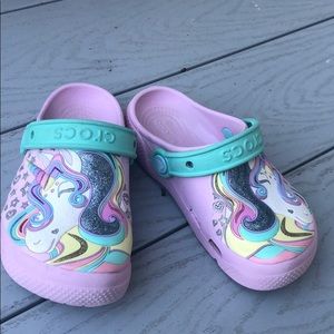 Crocs unicorn